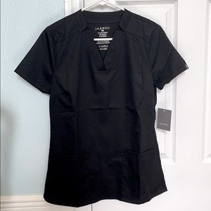 BNWT JAANUU Relaxed V-Neck Scrub Top XSmall